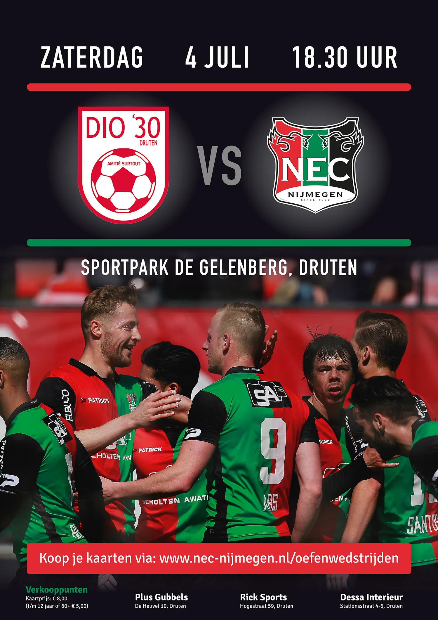 poster voorbereidingen nec