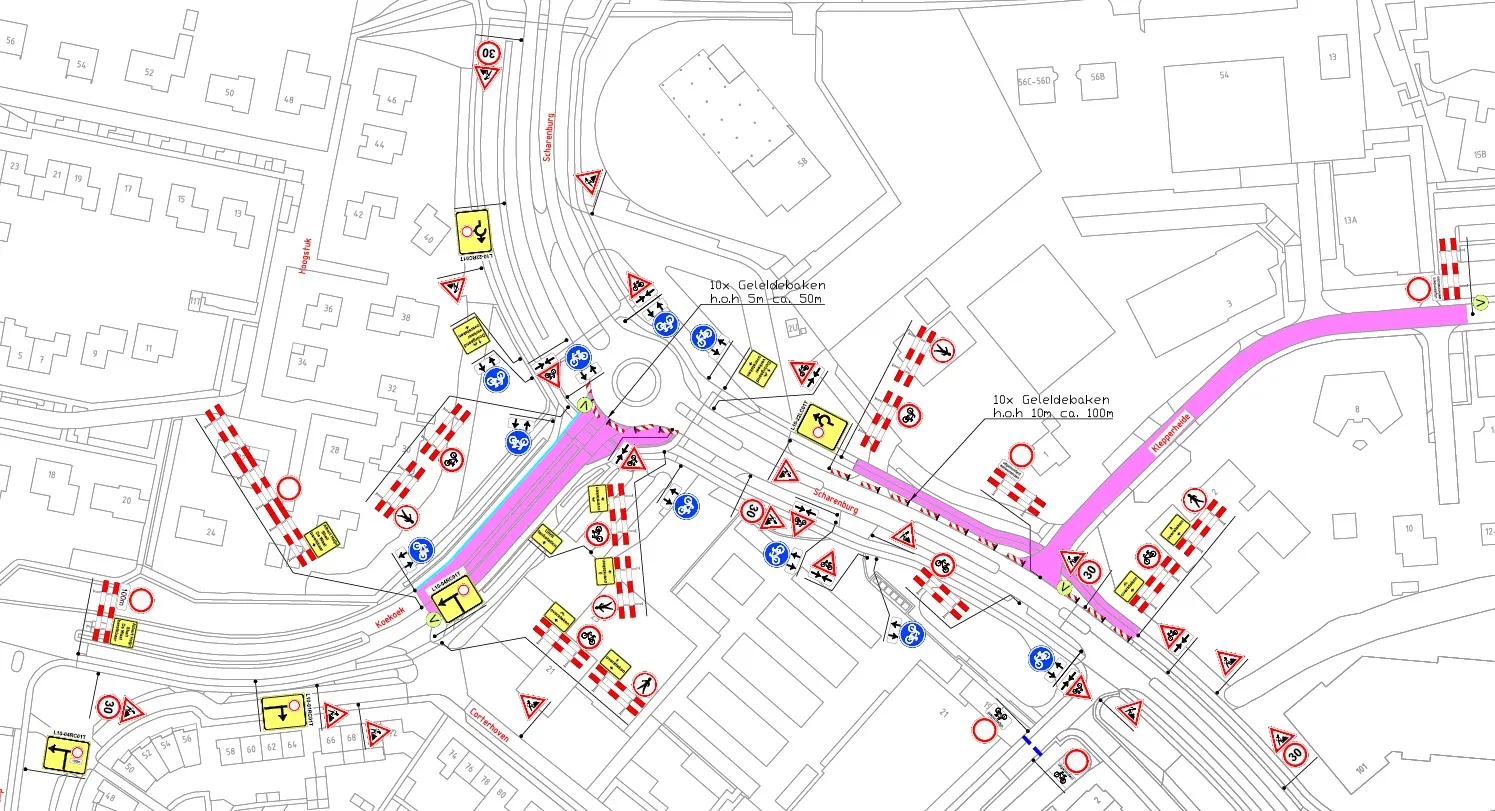 scharenburg werkzaamheden