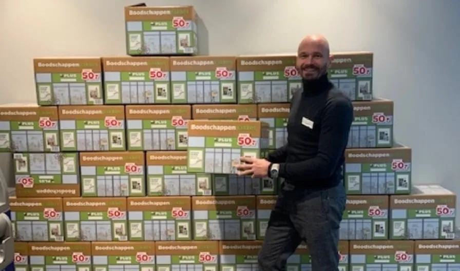 sparen voor boodschappen pakket bij plus lenssen