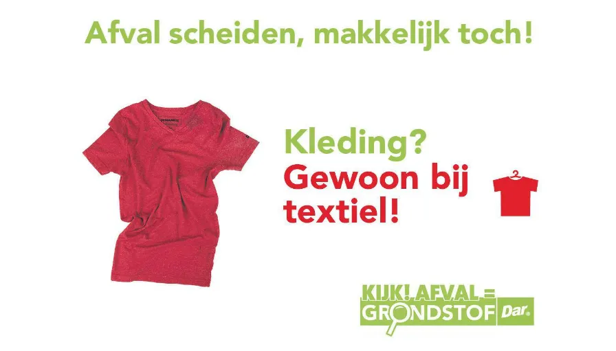 textiel in de textielcontainer