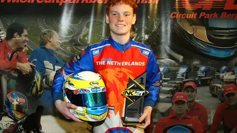 triomf voor thijs stevens in nk rotax max