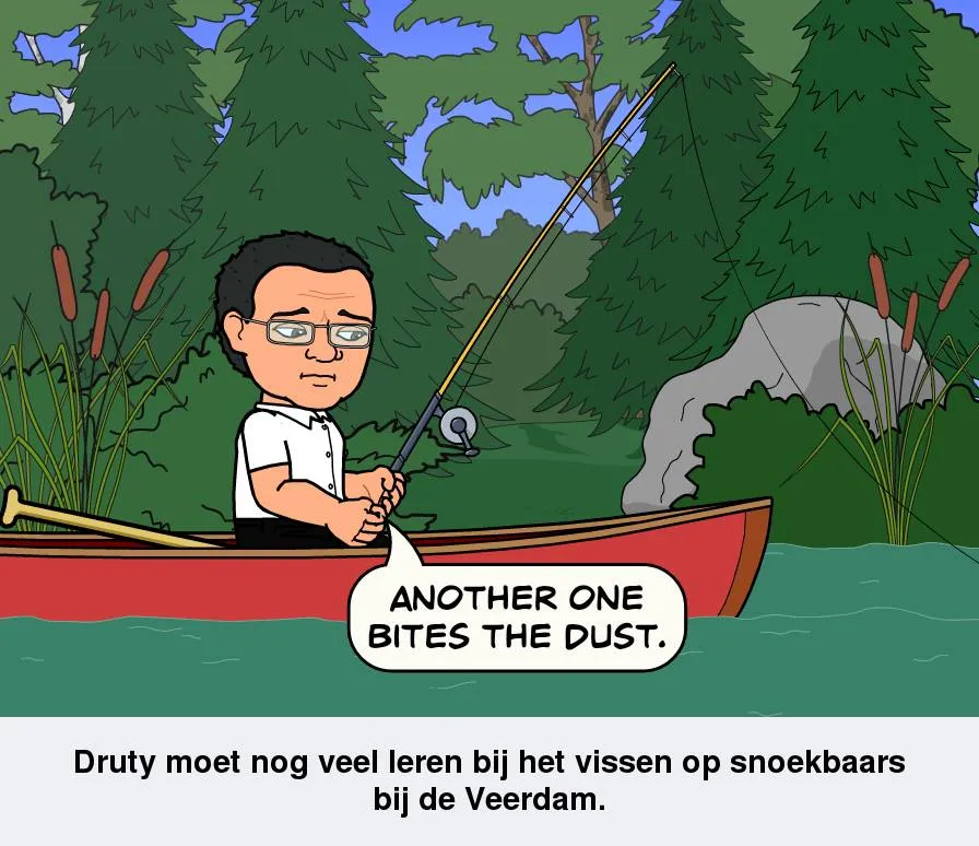 vissen op snoekbaars