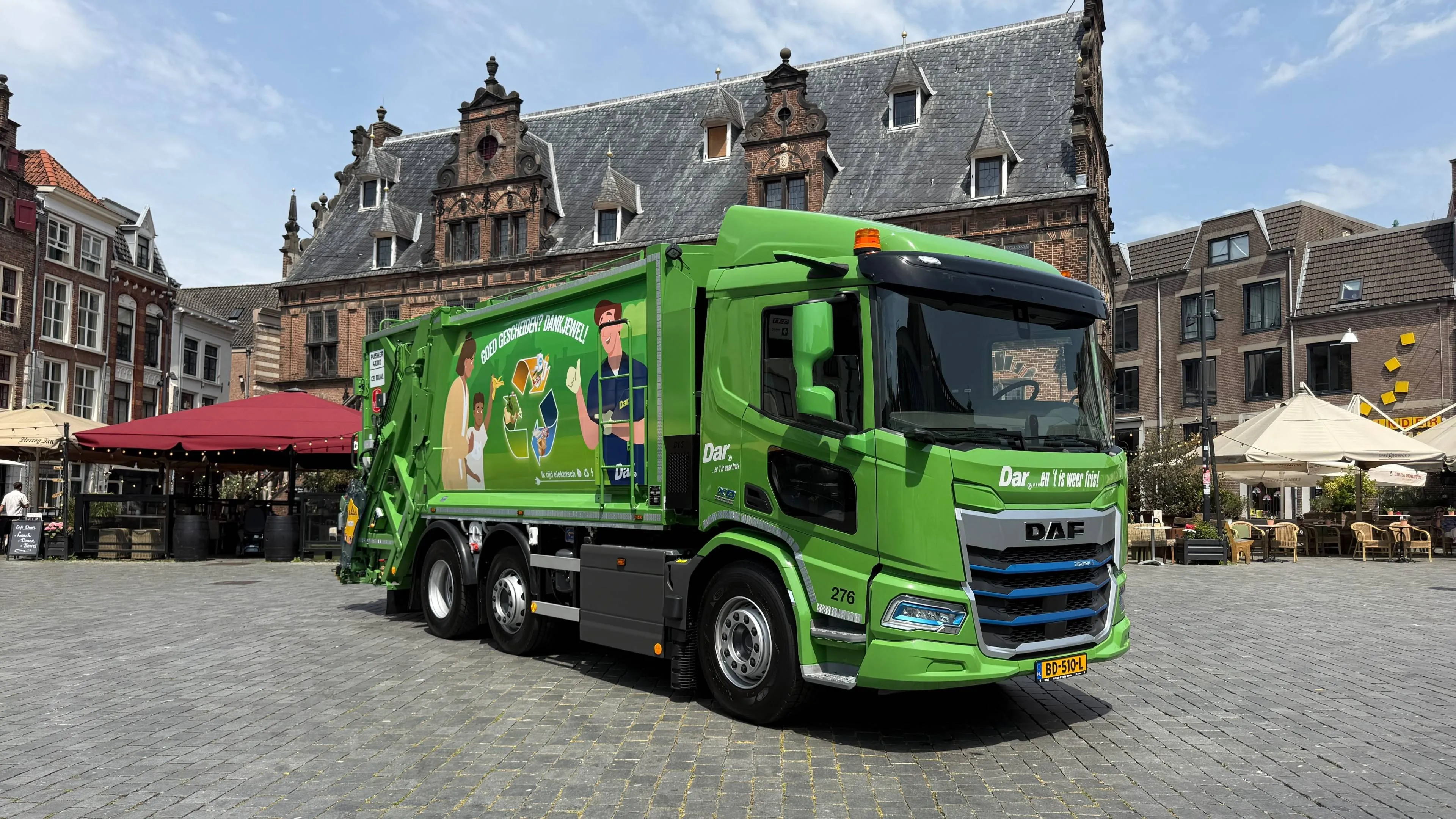 1. Eerste elektrische inzamelwagen van Dar
