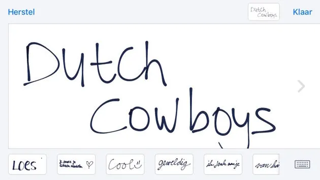 berichten schrijven ios10