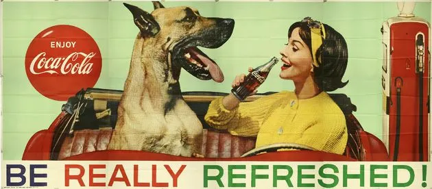 coca cola oude poster
