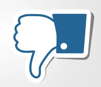 consument houdt niet van reclame op face