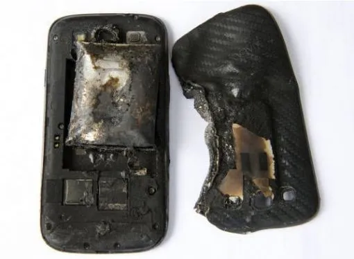 galaxy s3 burnt