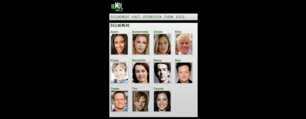 kandidaten wie is de mol 2016