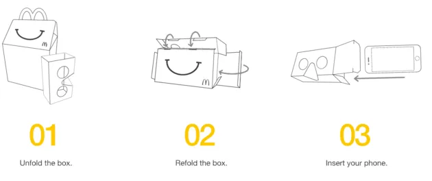 mcdonalds happy goggles vr