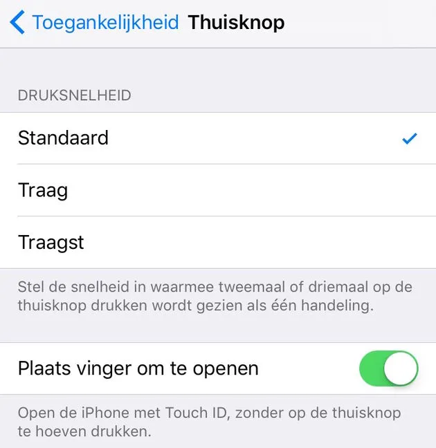 ontgrendelen ios 10