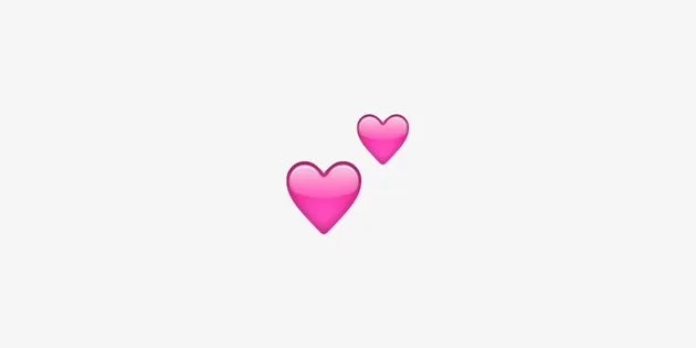 snapchat emoji lijst roze hart