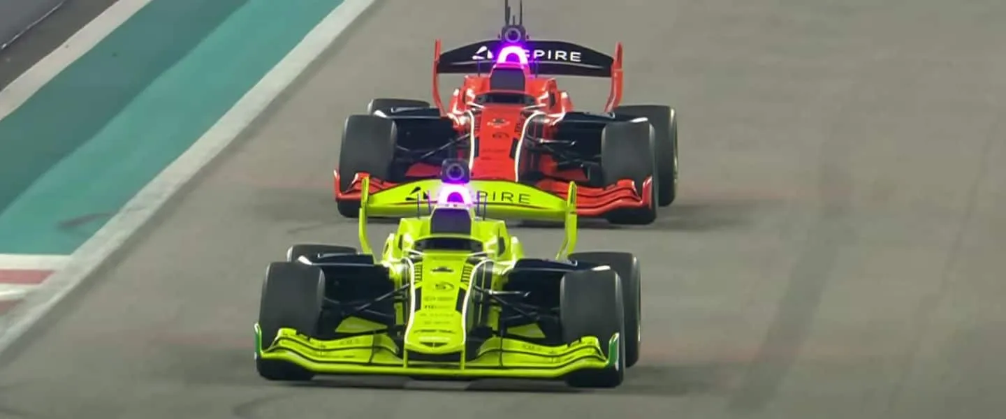 zelfrijdende autorace