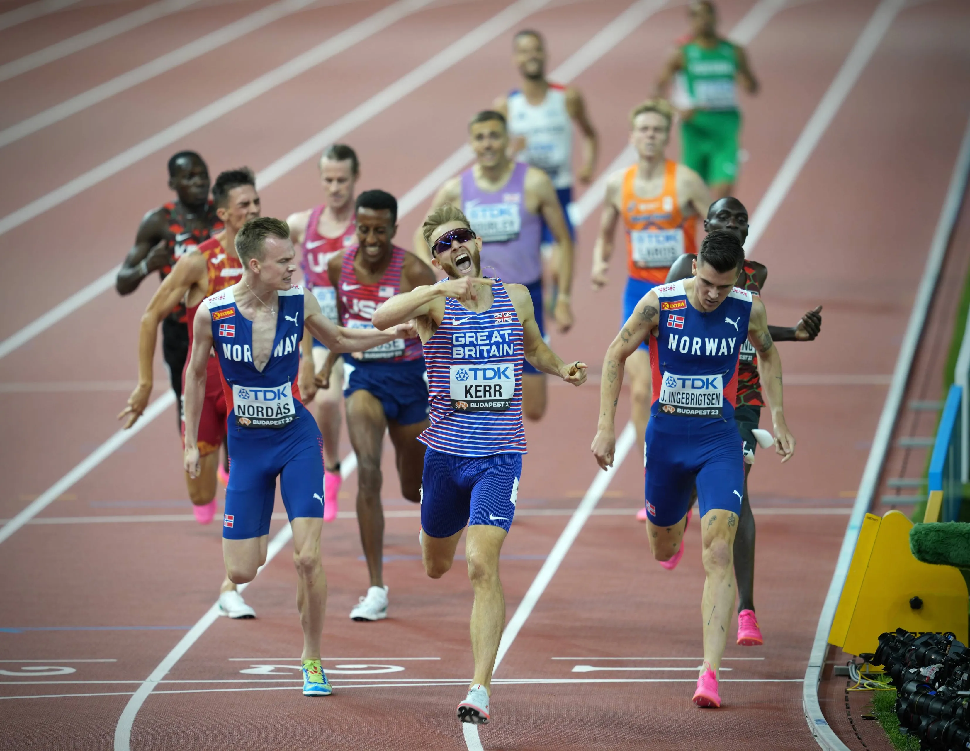 Vi får nok ikke se Jakob Ingebrigtsen så mye i Wanda Diamond league men narve Gilje Nordås får vi nok se. Foto: Julia Helena Berg-Evensen