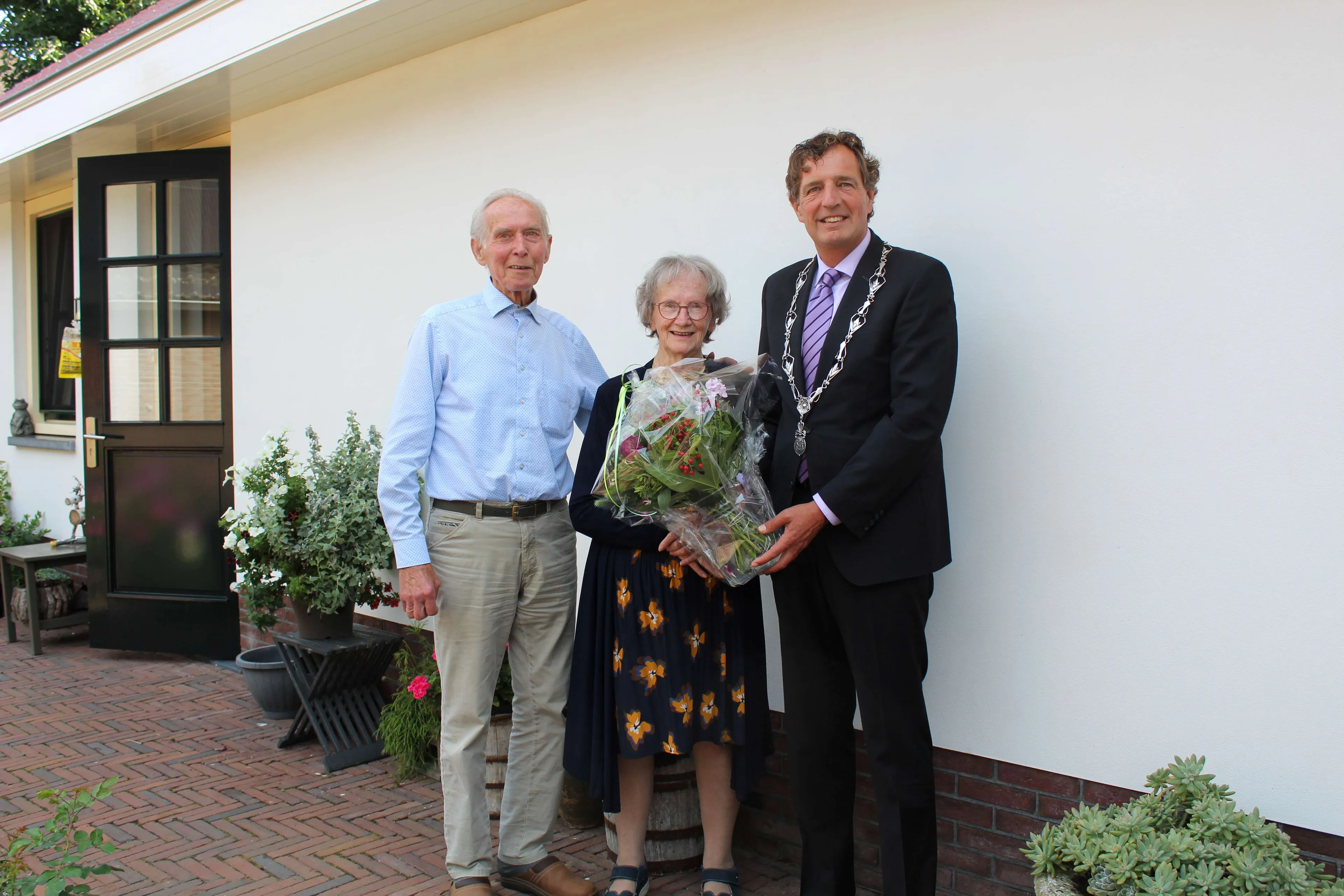 echtpaar floor van veldhuizen 65 jaar getrouwd