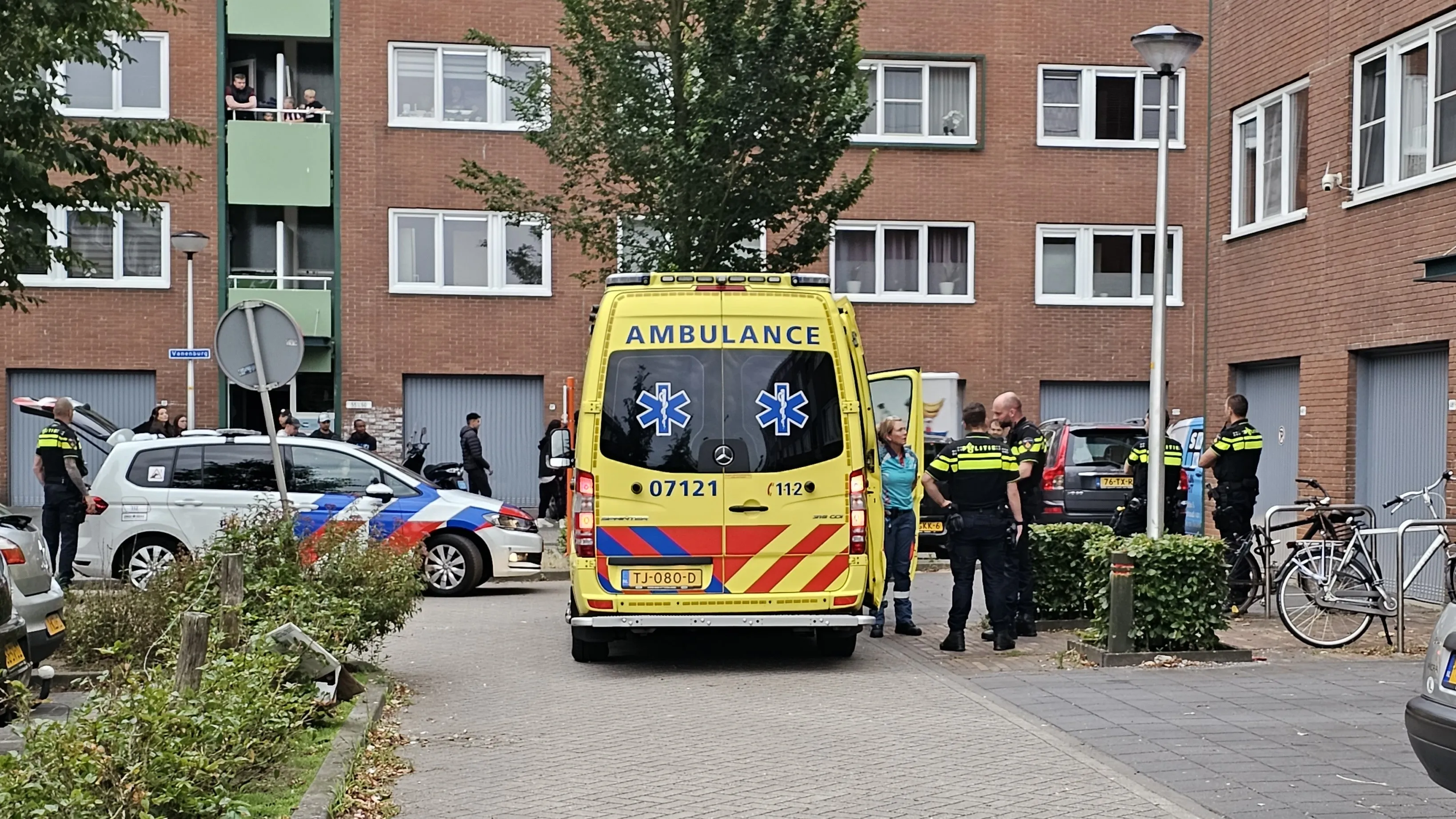persoon opgepakt ede