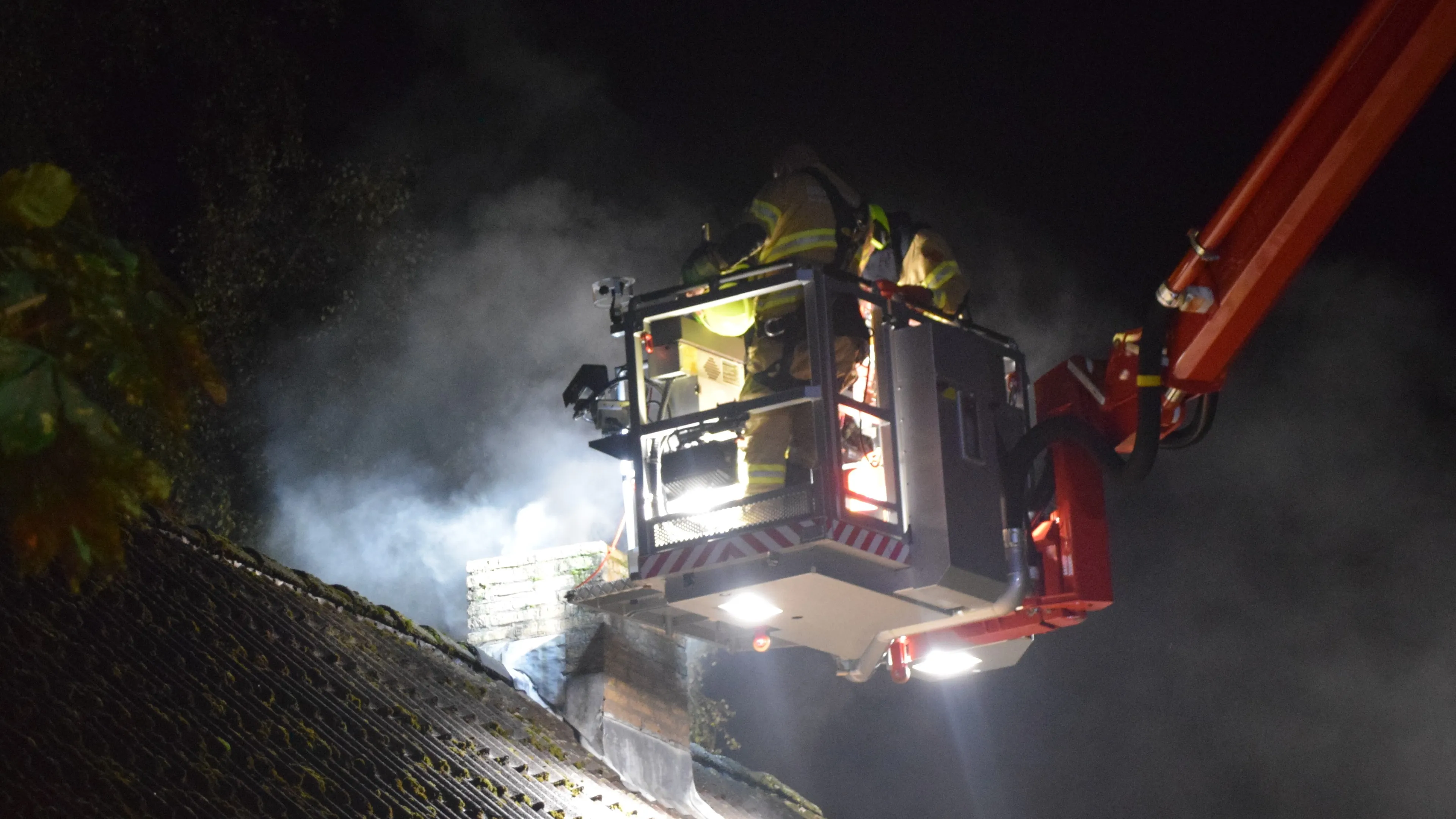 schoorsteenbrand lunteren