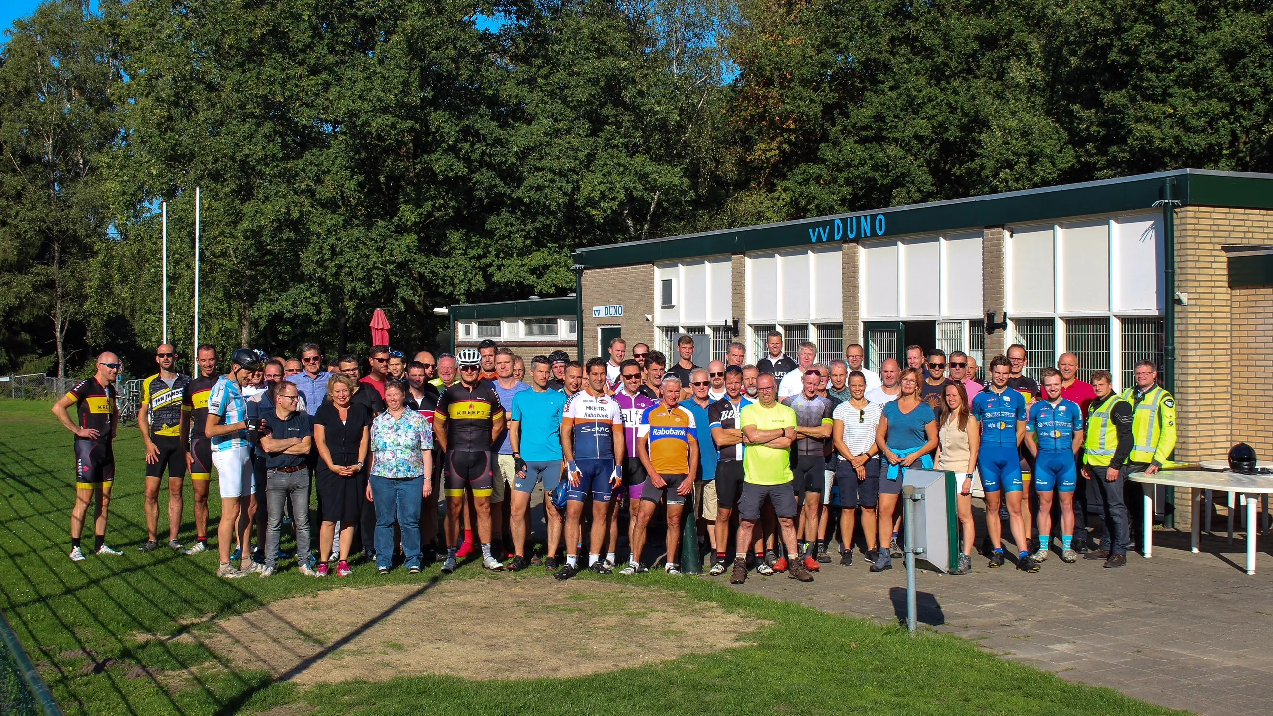 deelnemers hike at bike 2018