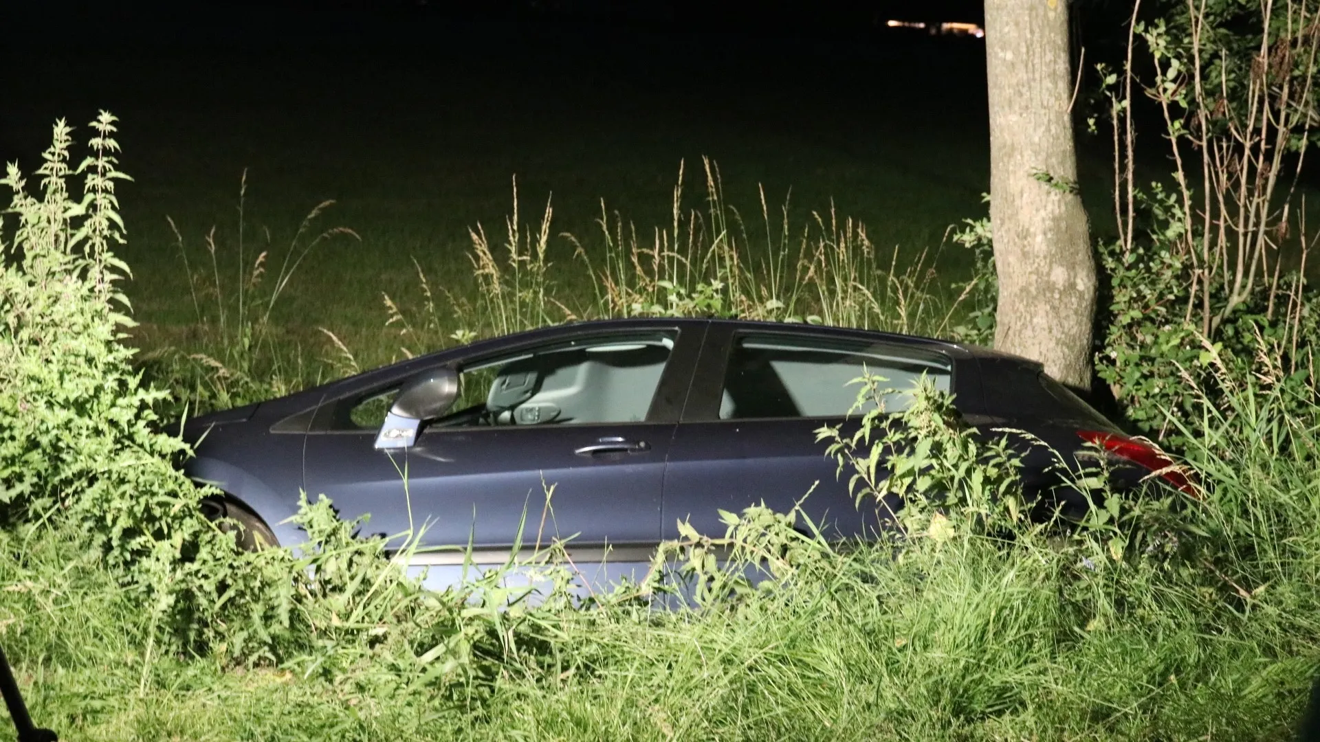 auto in de sloot