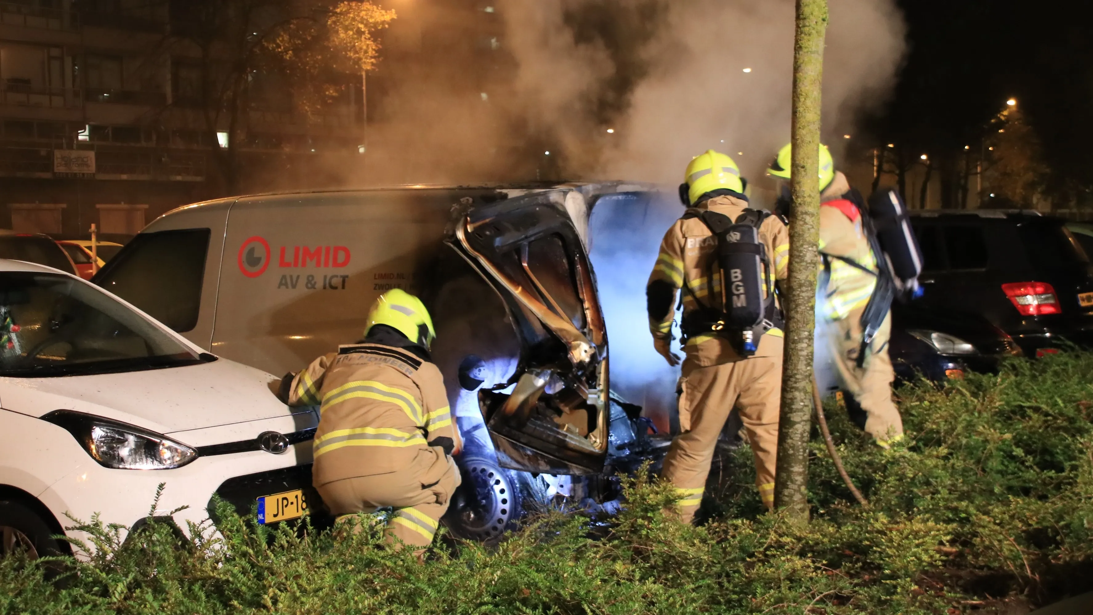 bestelwagen veldzicht