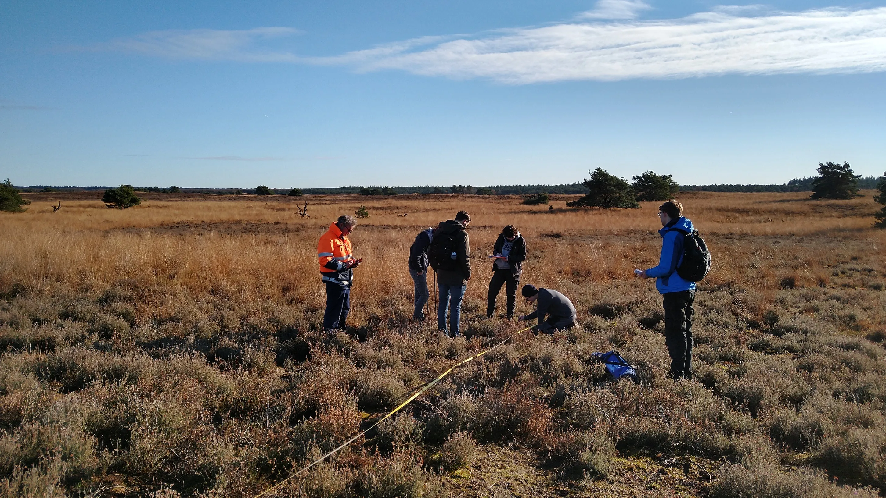 booronderzoek op de elspeter heide foto eva kaptijn