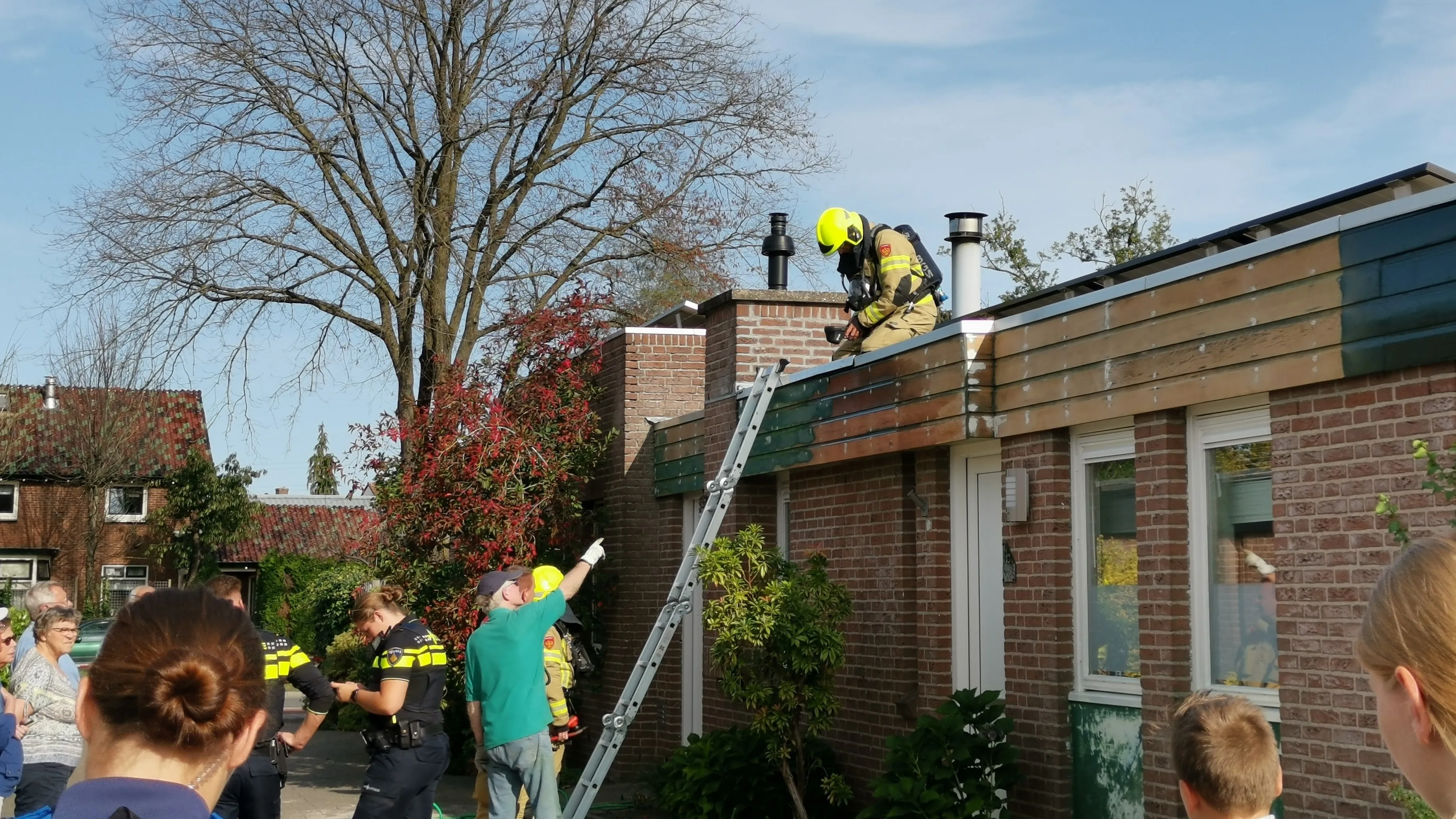 brand door verfafbranden