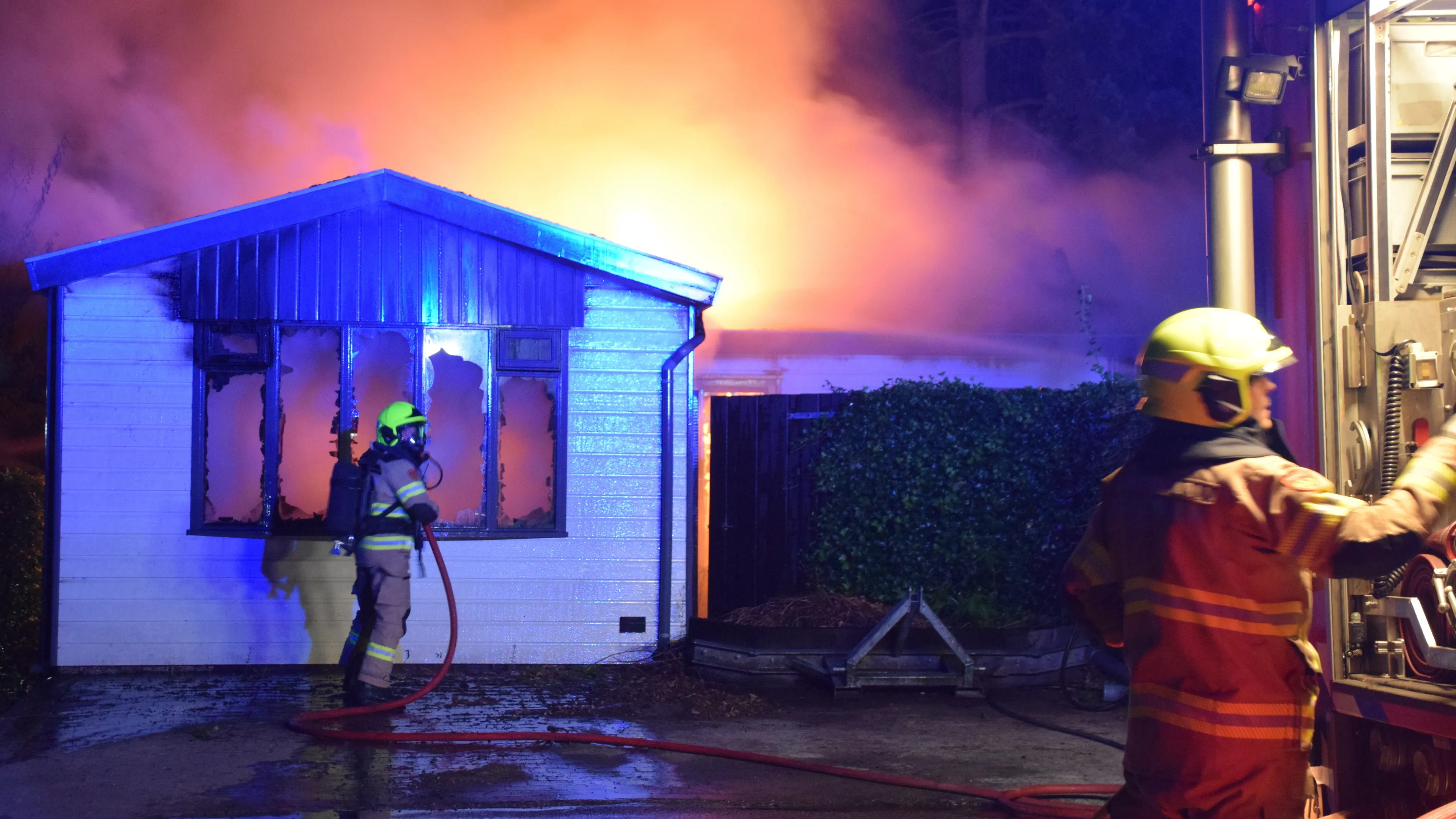 brand in chalet wekerom