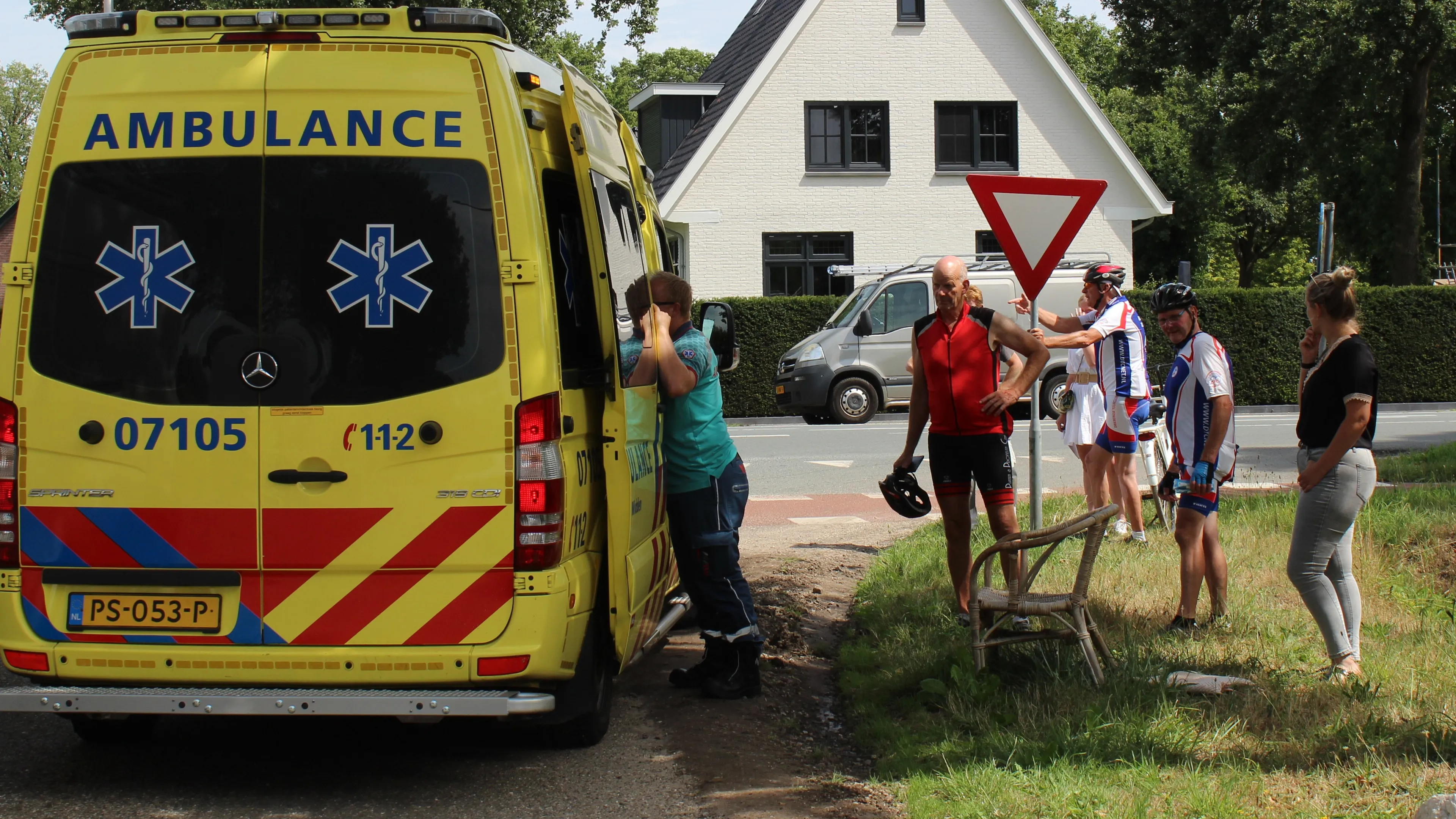 fietsongeval goorsteeg lunterseweg