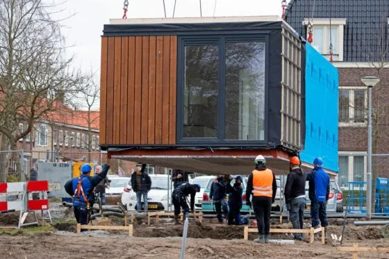 hollandse hoogte plaatsing flexwoning