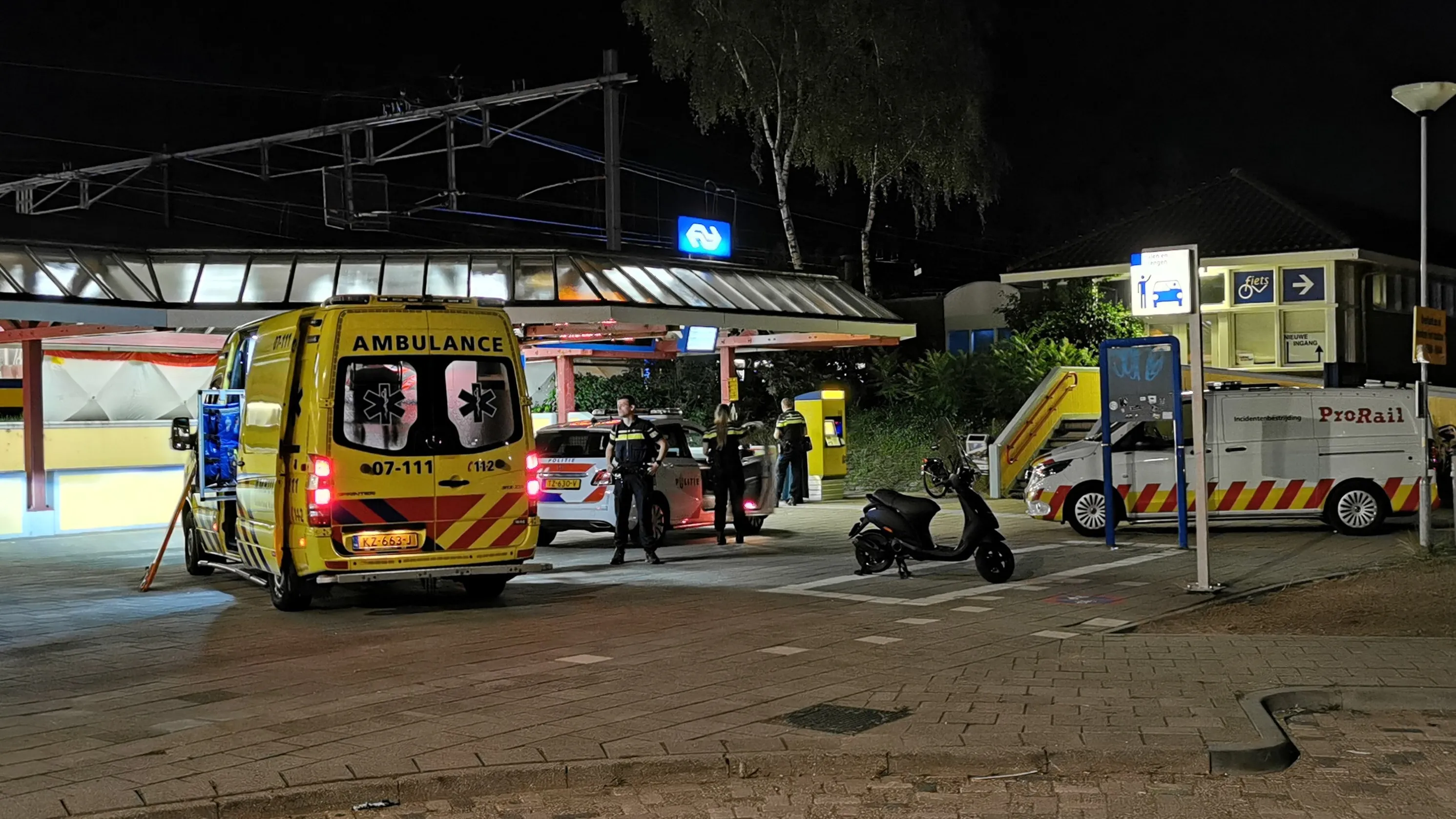incident ede wageningen station