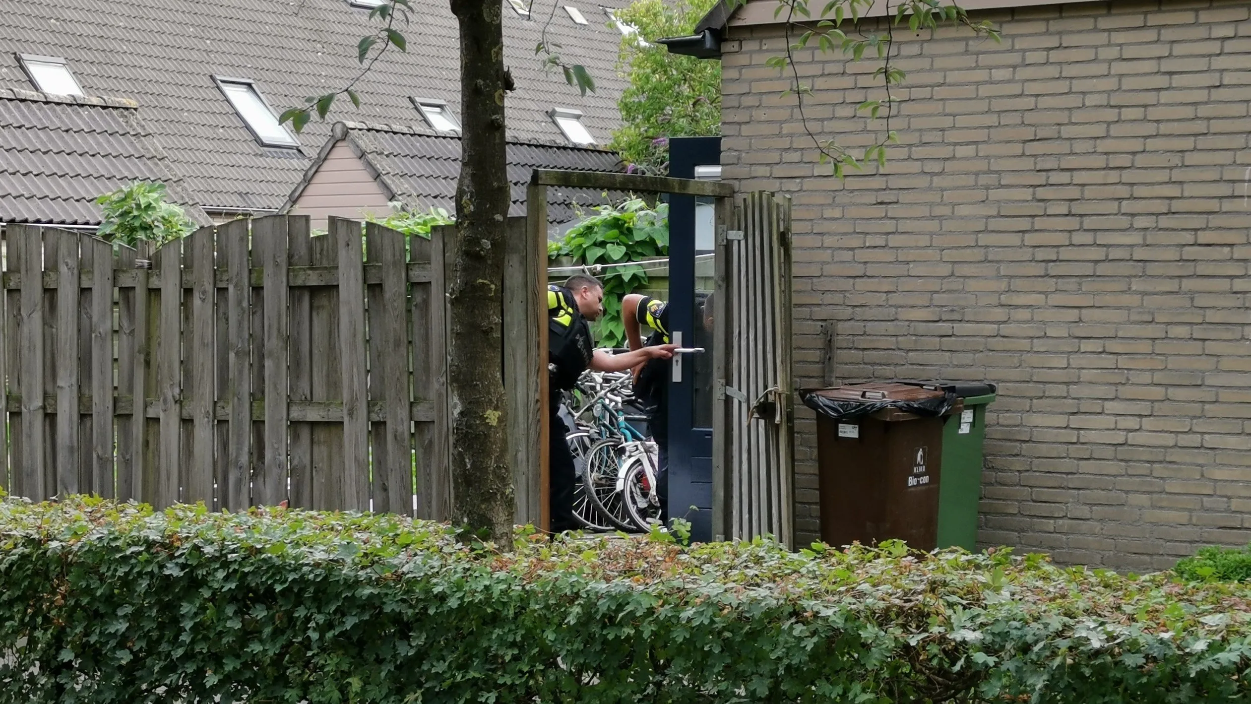 inval politie