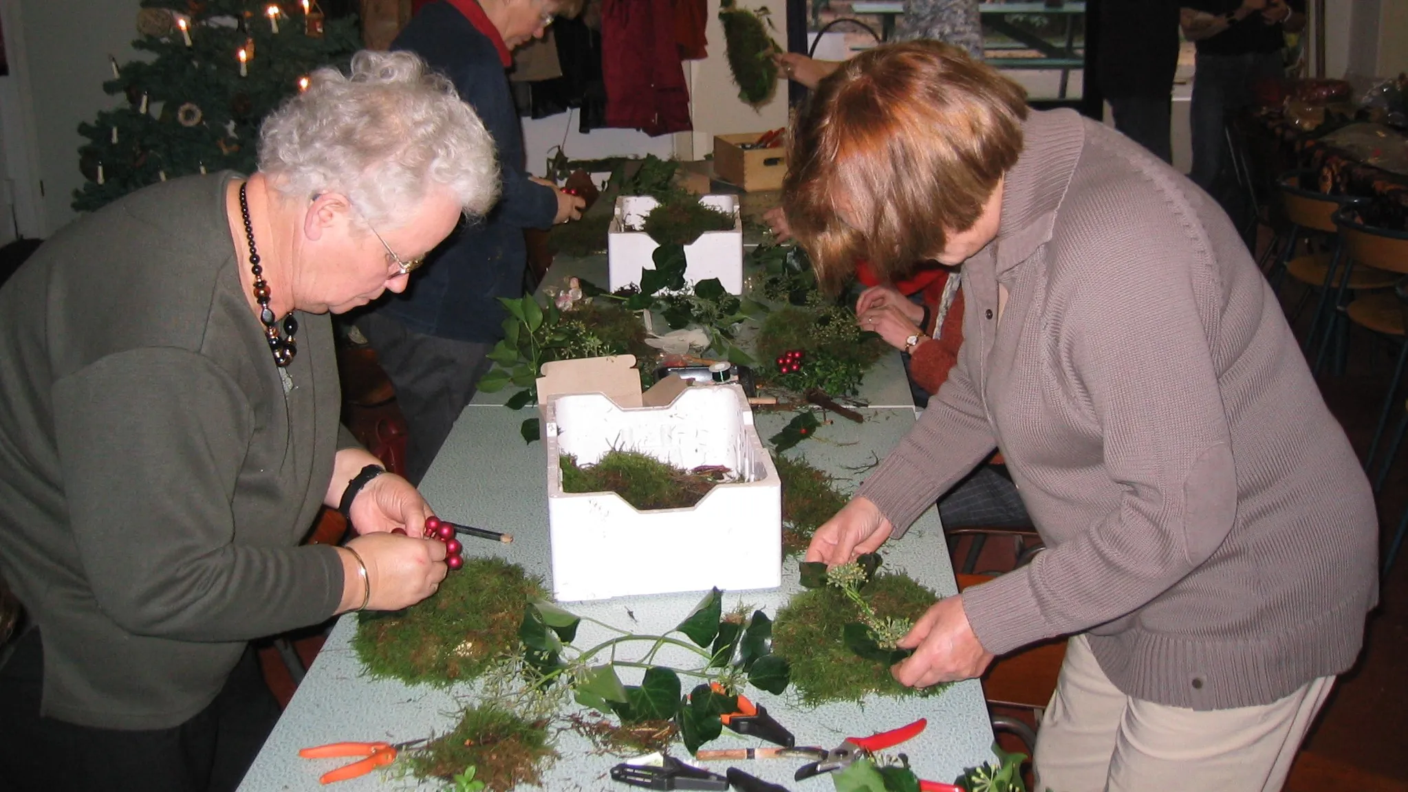 kerstkransen maken 02