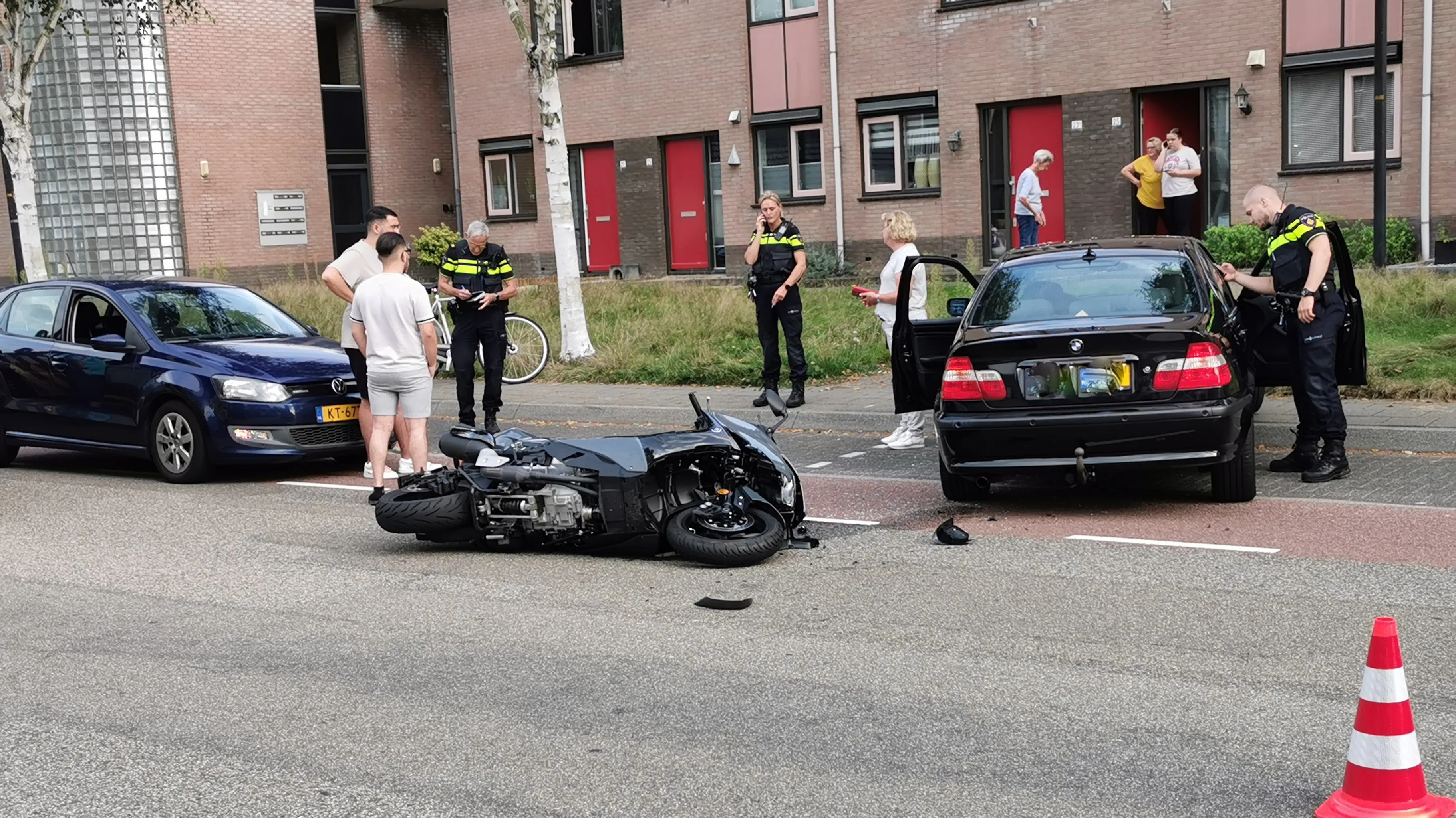 motorrijder gewond