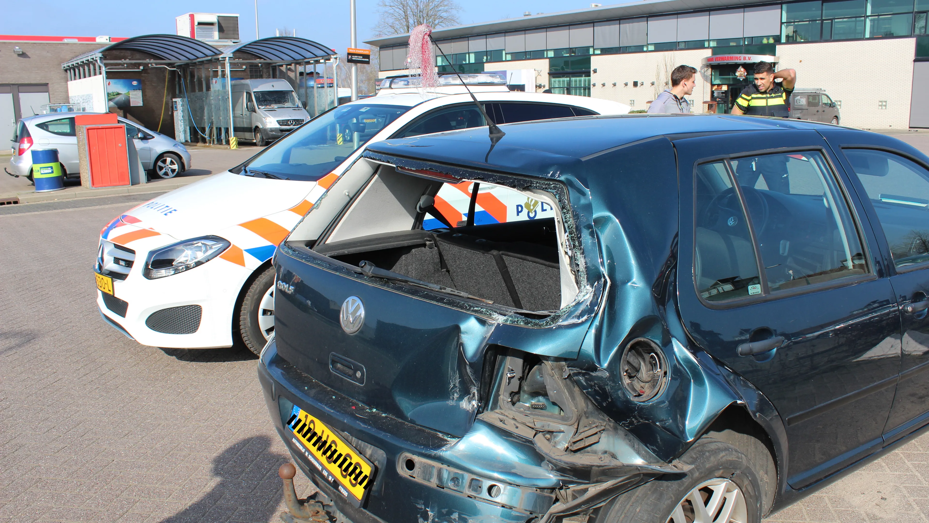 ongeval hullerpad kruising postweg lunteren