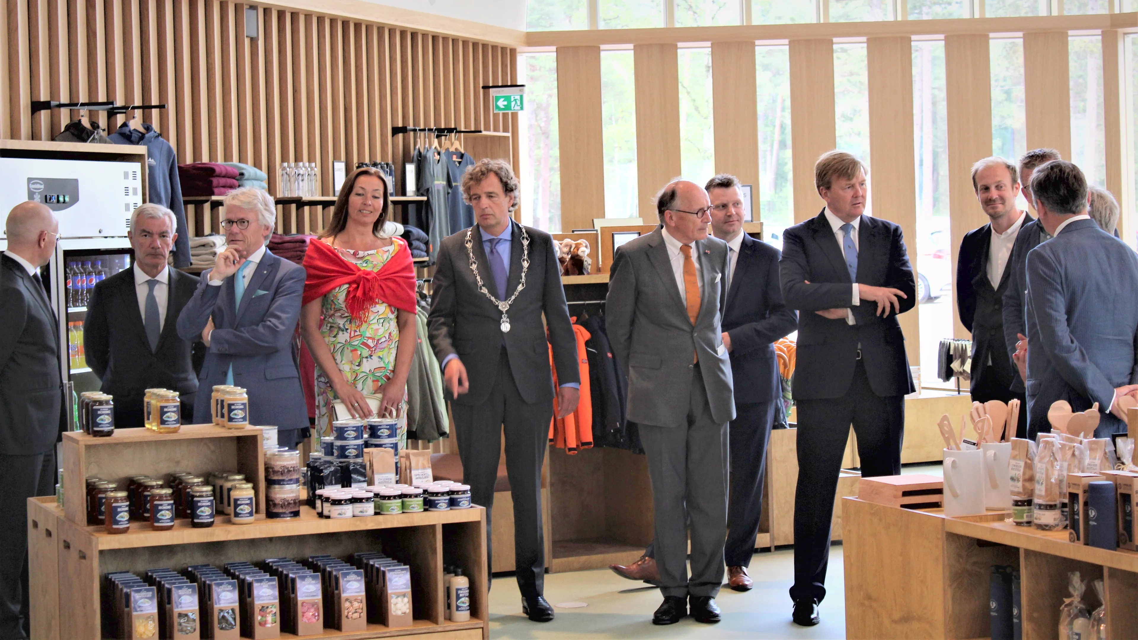 opening park paviljoen de hoge veluwe door de koning