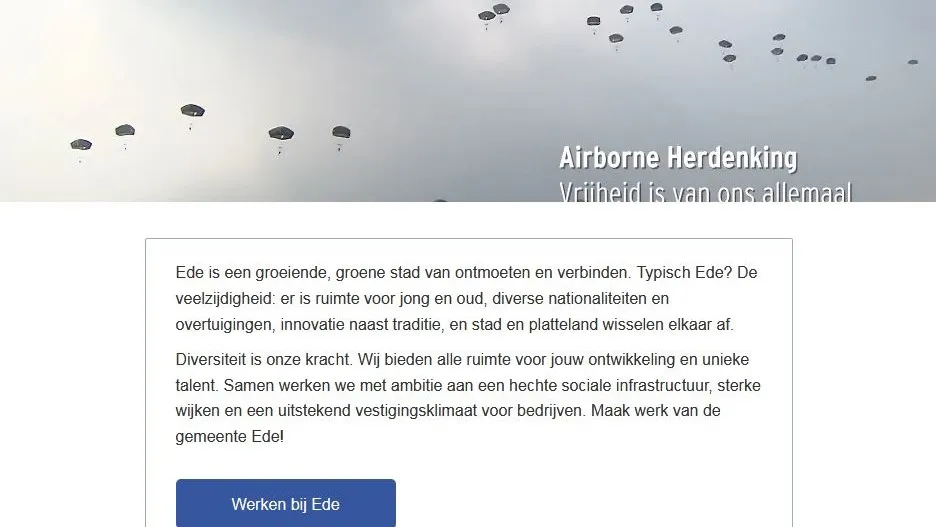 pb069 vernieuwde website werken bij ede
