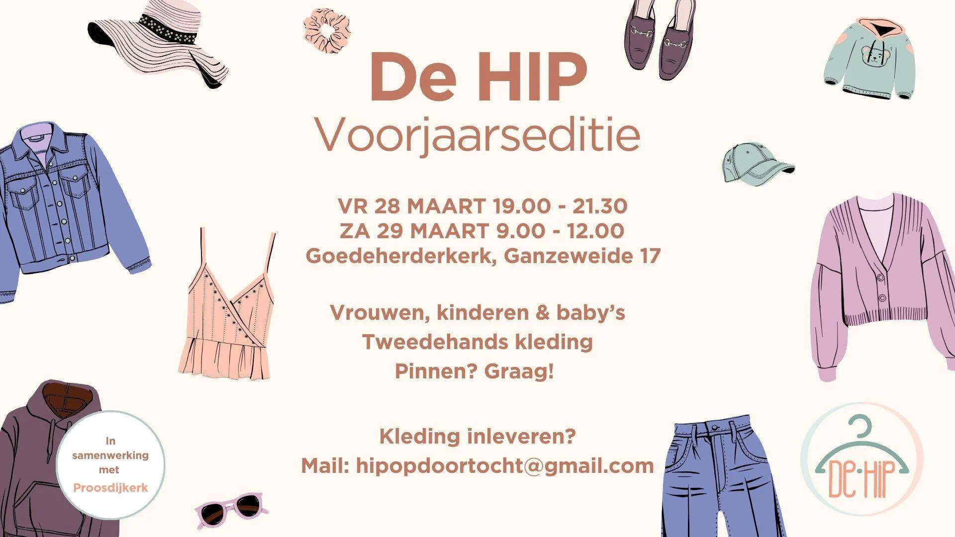 de hip kledingbeurs