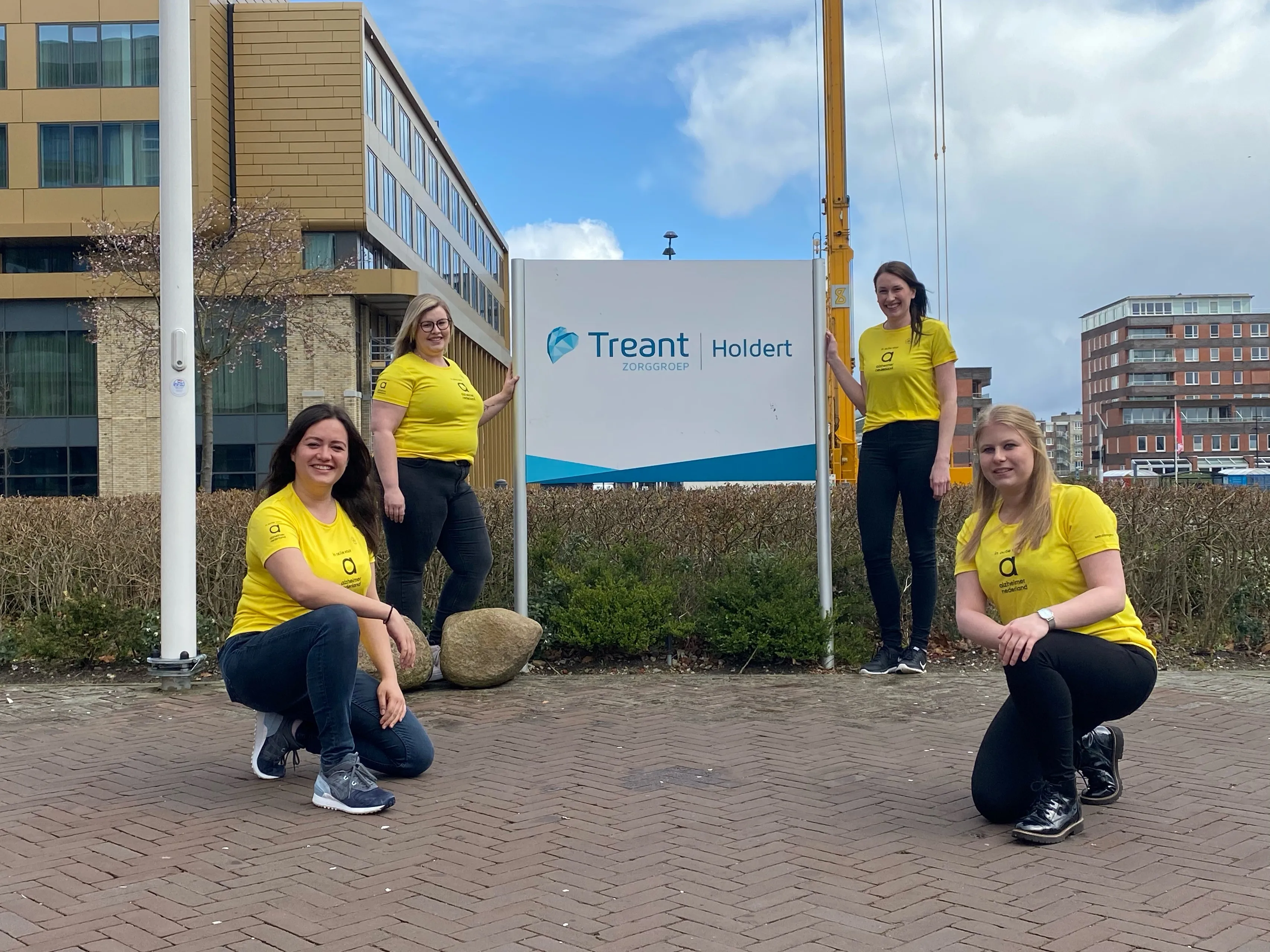 organisatie wandelvierdaagse holdert vlnr mandy anniek sanne elise