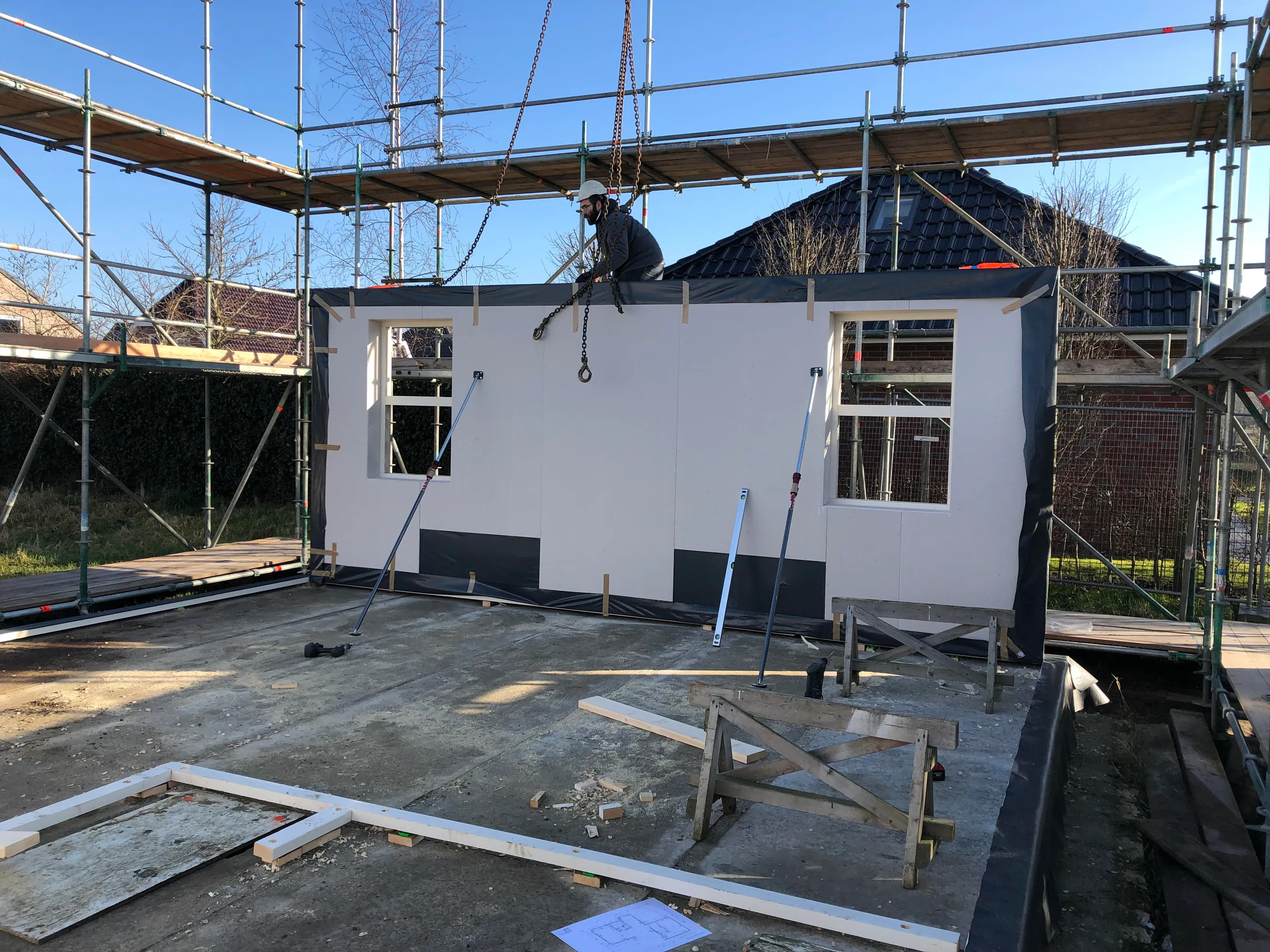 rebuild it muur met hoge isolatiewaarde