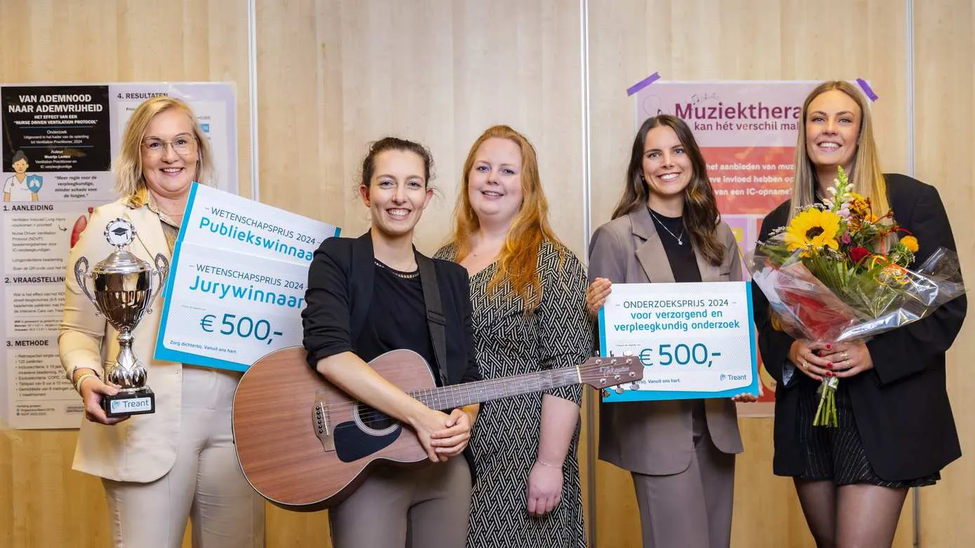maartje lenten daniek abel jody naber en susan blokzijl winnen treant wetenschaps en onderzoeksprijs