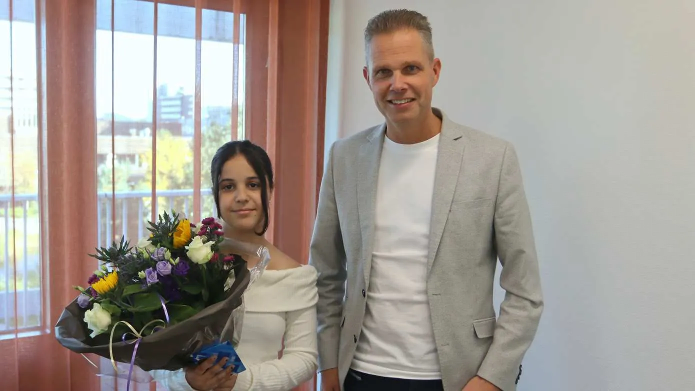 250924 1. Persbericht Huldiging sportkampioen Christina Ismail Foto Bennie Wolbers