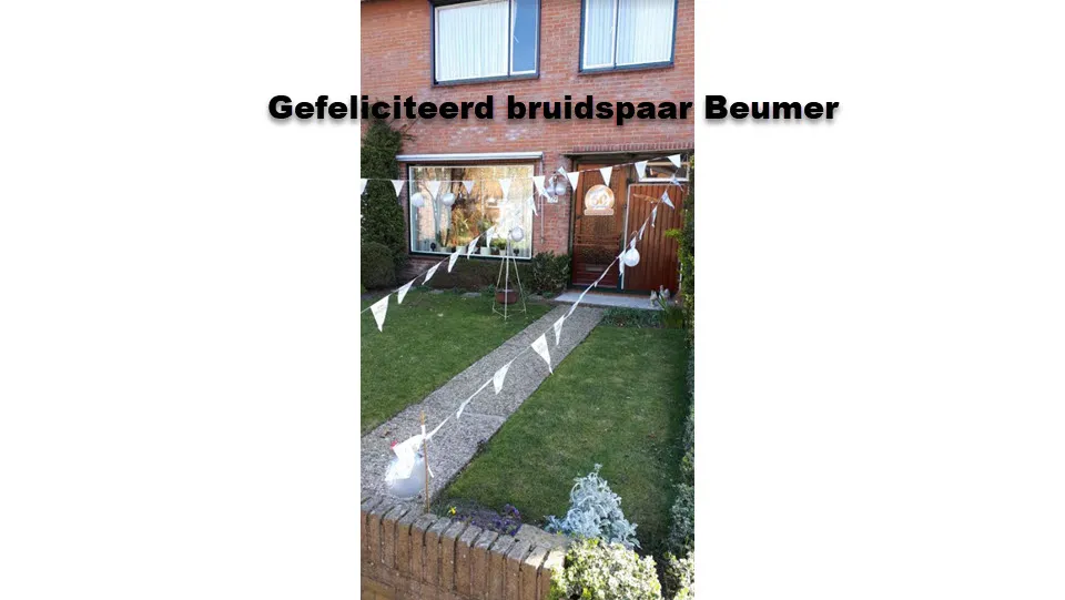 13en bruidspaar