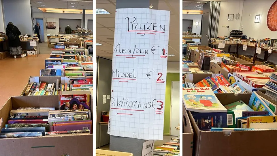 22en boekenverkoop
