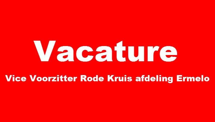 22en vacature vv rode kruis
