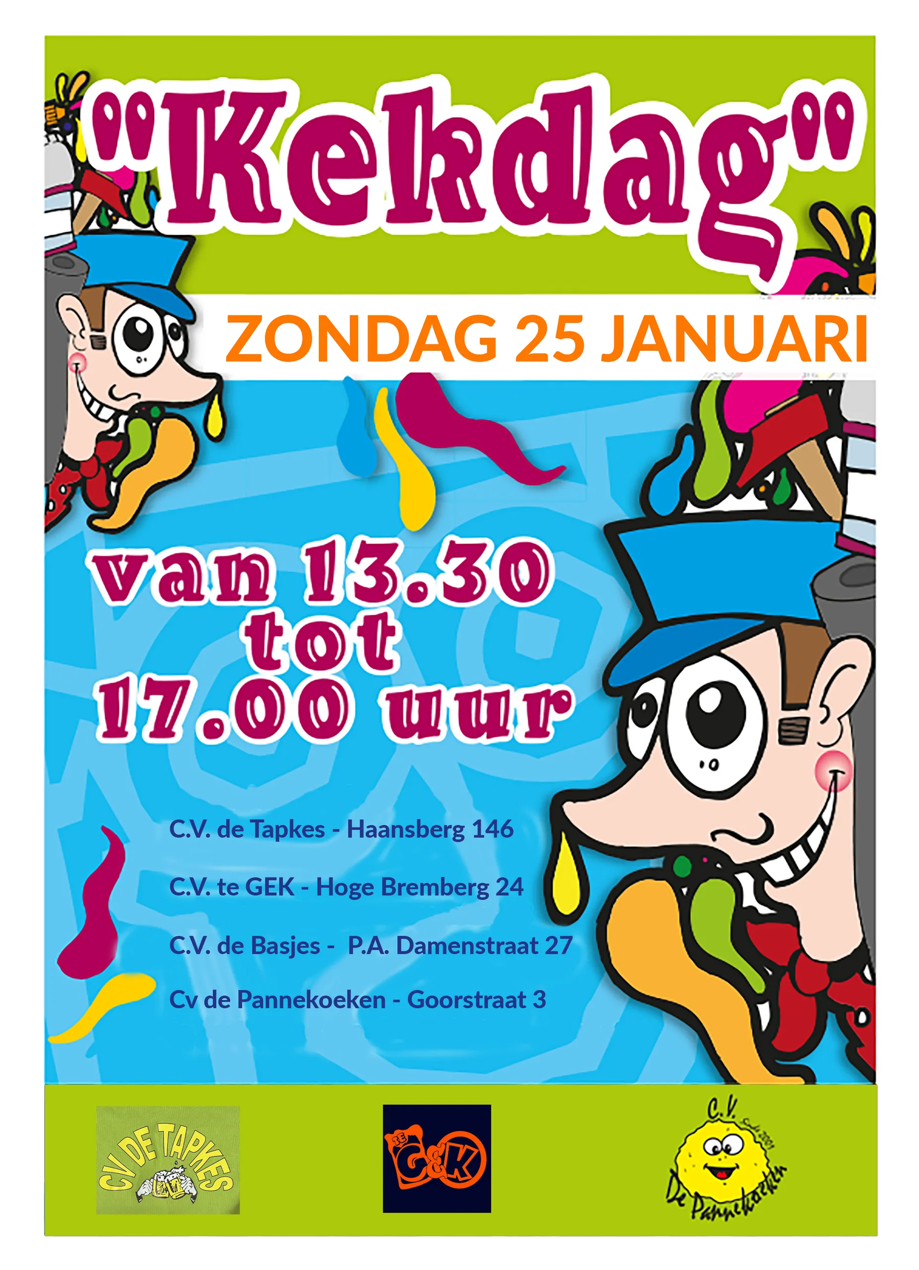 Kekdag carnaval 2026