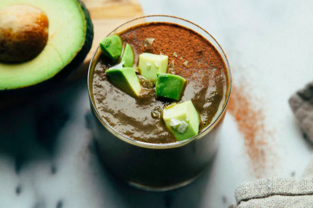 chocolade avocado smoothie fem fem