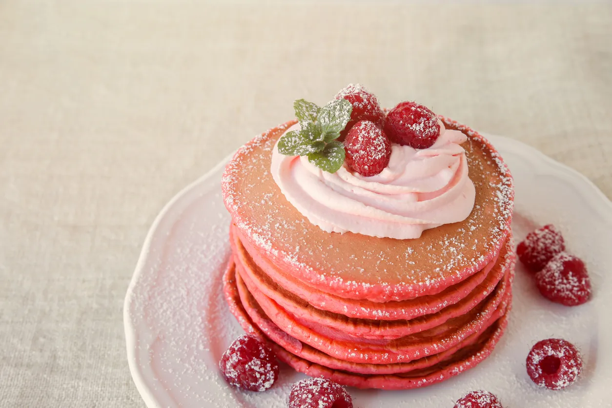 red velvet pancakes