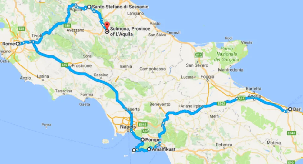 roadtrip italie fem fem