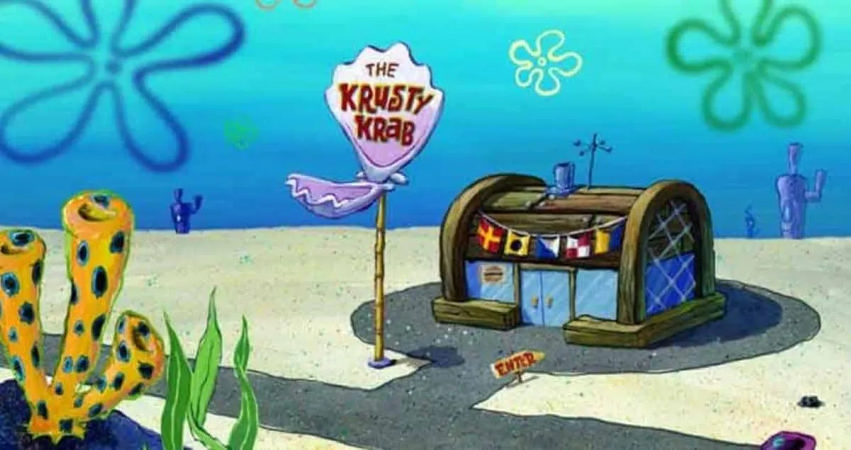 spongebob restaurant krokante krab