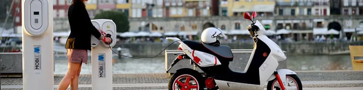banner elektrische scooter