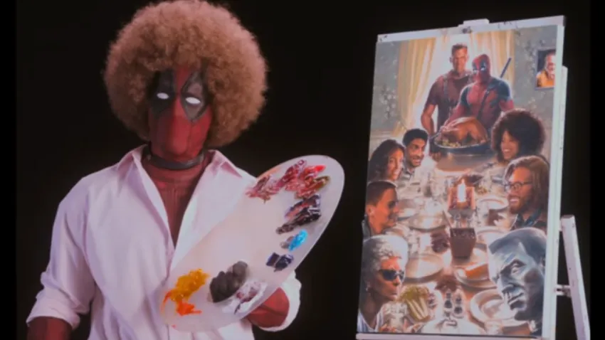 bob ross deadpool promo